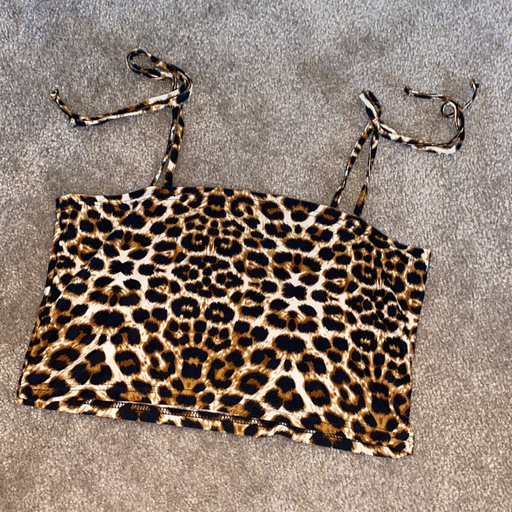 Cheetah crop top
